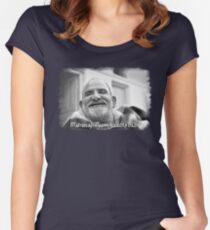 Maharaji Neem Karoli Baba Women's Fitted Scoop T-Shirt