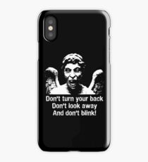 Weeping Angel, Don't Blink... iPhone Case/Skin
