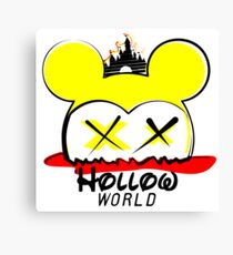 Hollow World Logo Canvas Print