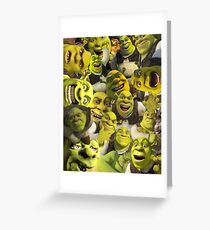 Tarjeta de felicitación Shrek Collage