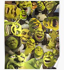 Shrek-Collage Poster