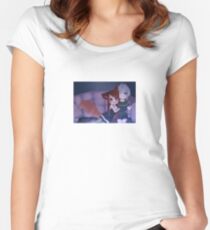 Movie Night Chibis Women's Fitted Scoop T-Shirt