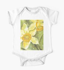 Golden Daffodils One Piece - Short Sleeve