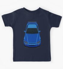 Blaues Monster Kinder T-Shirt