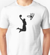 Basketball-Spieler Slim Fit T-Shirt