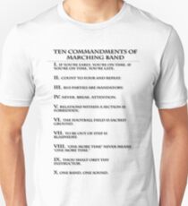 The Ten Commandments of Marching Band Slim Fit T-Shirt