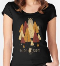hide and seek Women's Fitted Scoop T-Shirt