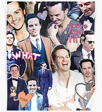 andrew scott collage Poster