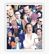 andrew scott collage Sticker