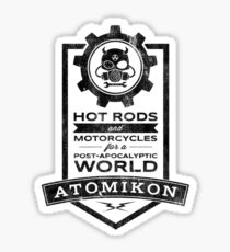 ATOMIKON Hot Rods & Motorcycles Sticker