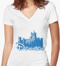 Downton Abbey Again Women's Fitted V-Neck T-Shirt