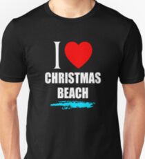 I LOVE CHRISTMAS BEACH Unisex T-Shirt