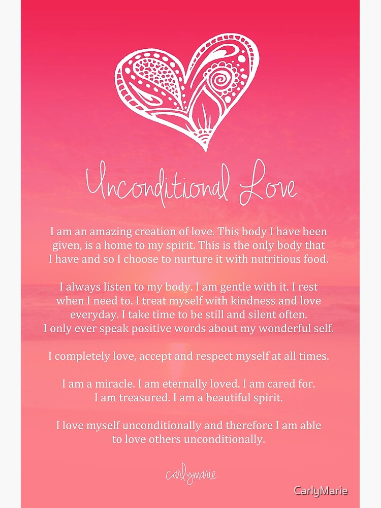 unconditional love unconditional love