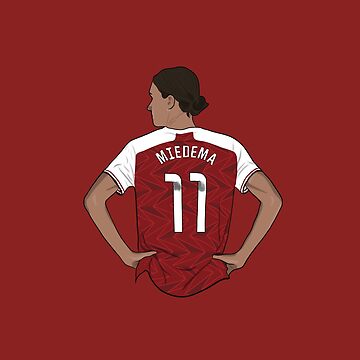 Vivianne Miedema Arsenal 11 Jersey Sticker for Sale by Hevding