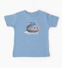 Cute Curling Stone Baby T-Shirt