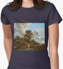 Landscape painting Women's Fitted T-Shirt