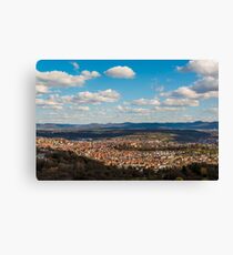 Tübingen Panorama 2 Canvas Print