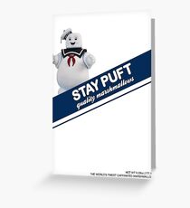 Stay Puft Marshmallow Greeting Card