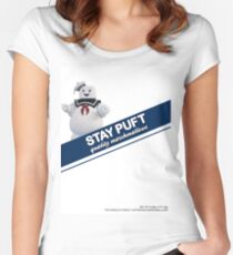 Stay Puft Marshmallow Women's Fitted Scoop T-Shirt