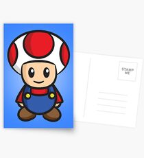 Mario Toad Postkarten
