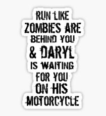 Run Like Daryl Is Waiting Sticker