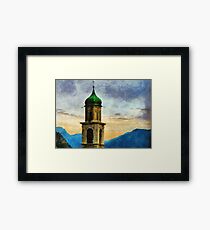 Chiesa di San Benedetto, Limone Sul Garda, Italy Framed Print