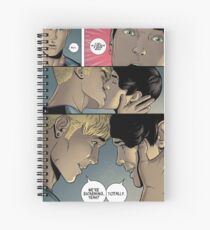 billyteddy cute boyfriends <3 Spiral Notebook