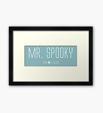 Mr. Spooky - The X-Files Framed Print