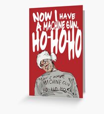 Die Hard alternative Christmas card Greeting Card