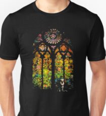 Banksy Stained Glass Window Unisex T-Shirt