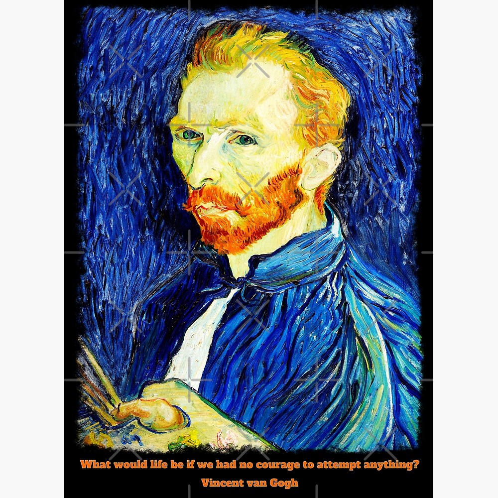 Vincent Van Gogh - Portrait of a genius — Poster