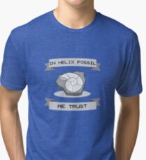 Helix Fossil Tri-blend T-Shirt
