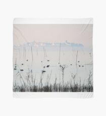 Città sopra la nebbia, city above the fog, Castiglione del Lago, Lago Trasimeno, Umbria, Italy Scarf