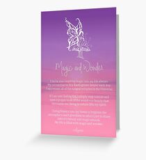 Affirmation - Magic and Wonder Greeting Card