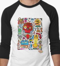 CRAZY DOODLE Men's Baseball ¾ T-Shirt