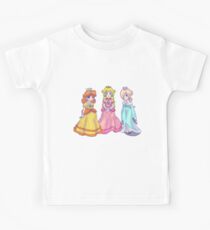 Princess Peach, Rosalina and Princess Daisy Kids Tee