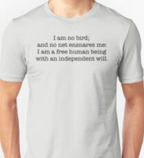 Jane Eyre Quote Unisex T-Shirt