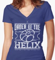 Order of the Helix Women's Fitted V-Neck T-Shirt