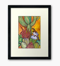 Desert Garden Framed Print