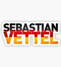 Sebastian Vettel - German Flag Sticker