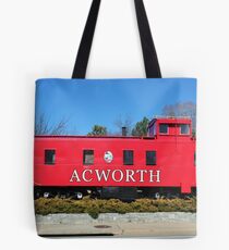 The Acworth Georgia Caboose Tote Bag