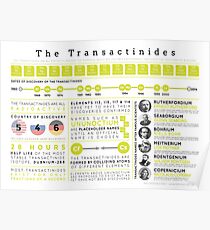 Element Infographics: The Transactinides Poster