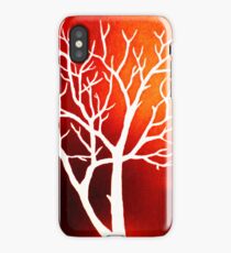Blazing Trees iPhone Case