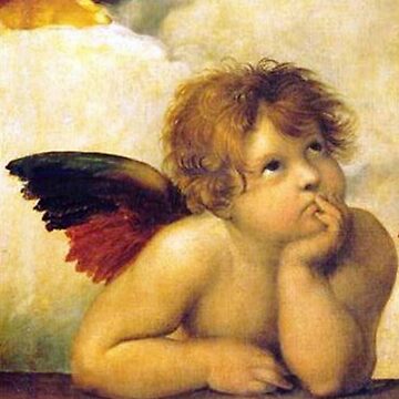 Small Cheeky Cherub Angel 1 by Raphael Sanzio