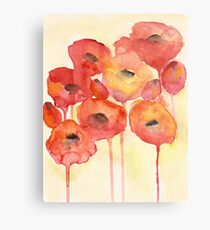 Red Poppy Metal Print