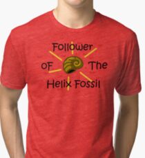 All Hail the Helix Fossil Tri-blend T-Shirt
