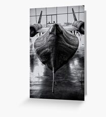 Lockheed SR-71 Blackbird Greeting Card