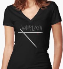 Whiplash Women's Fitted V-Neck T-Shirt