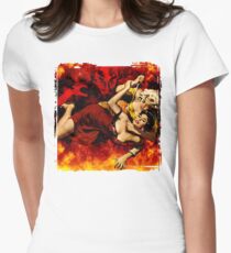 The Devil Made Me Do It Women's Fitted T-Shirt