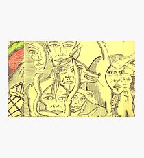 faces Photographic Print
